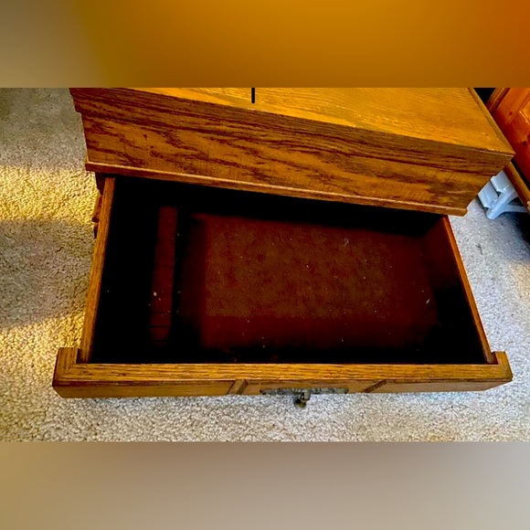 Kenized Flatware Storage Chest with Drawer - Picture 3 of 3